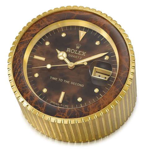 rolex desk clock